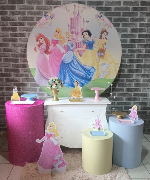 Kit Ouro Princesas  - Malufestafacil