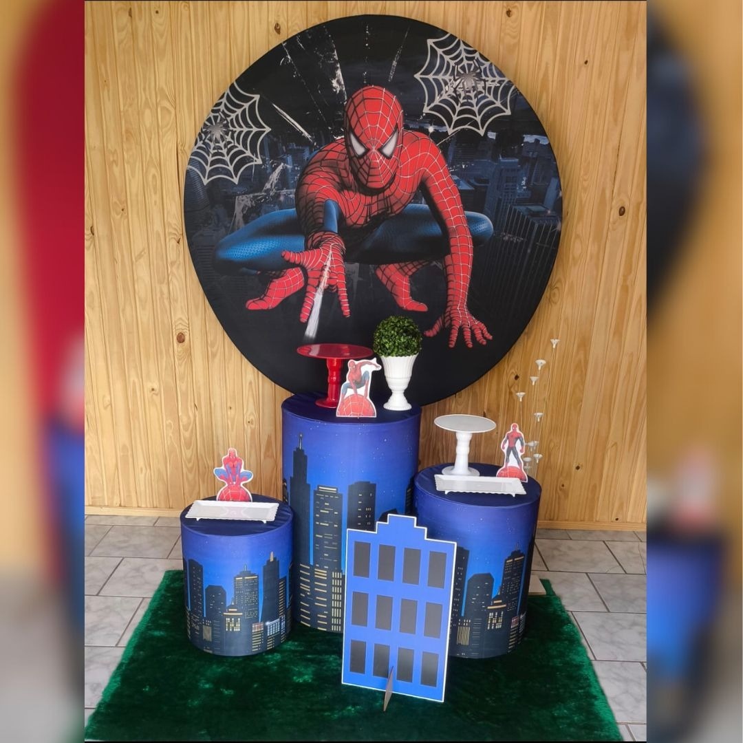 Kit Prata  Homem Aranha    - Malufestafacil