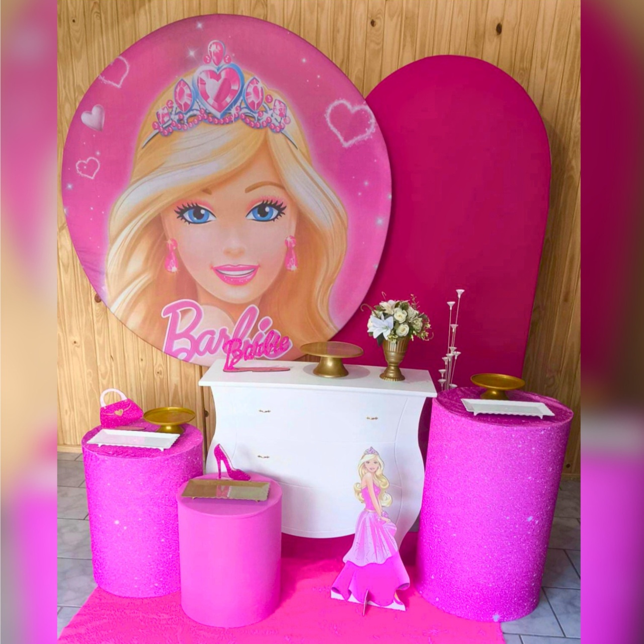 Kit Diamante Barbie  - Malufestafacil