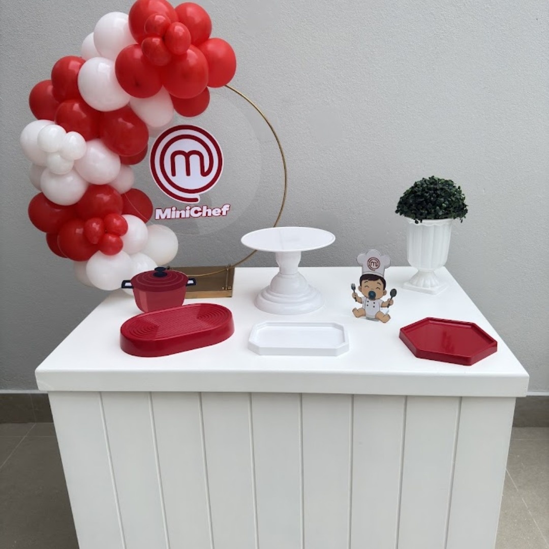 Kit Cômoda (Painel Acrílico) - Briella festa