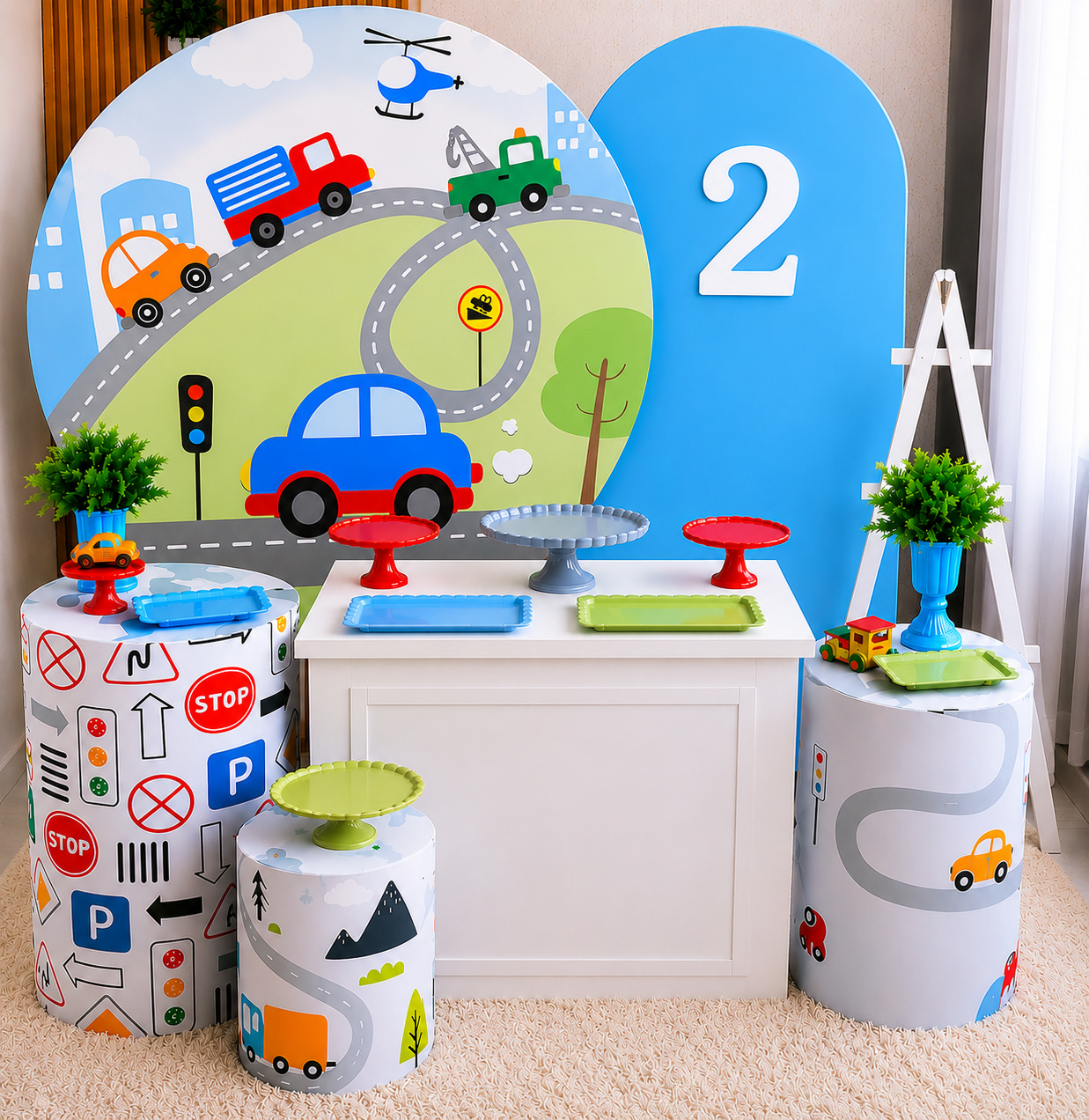 Kit 2 Carrinho - CARLINDAFESTAS