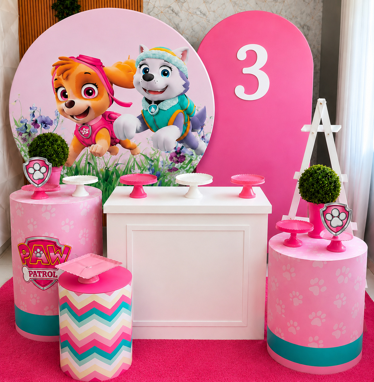 Kit 2 Patrulha Menina - CARLINDAFESTAS