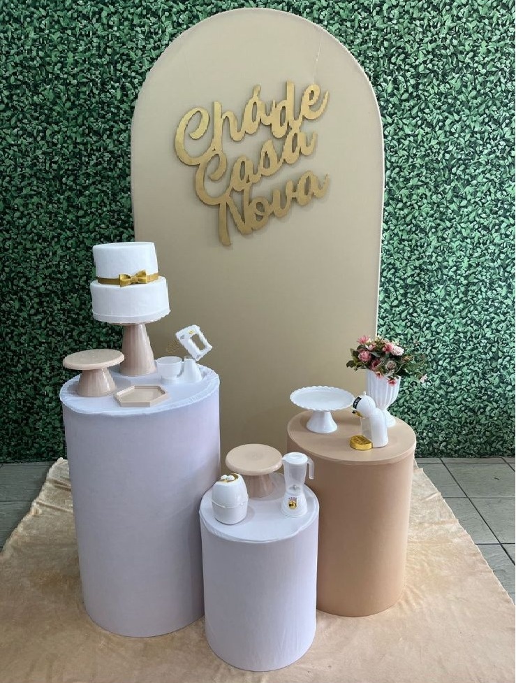 Chá de Casa Nova Bege - Preciosa Festas