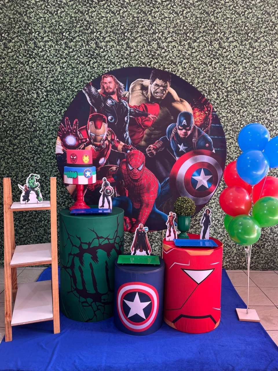 Vingadores Com Homen Aranha Prata - Preciosa Festas