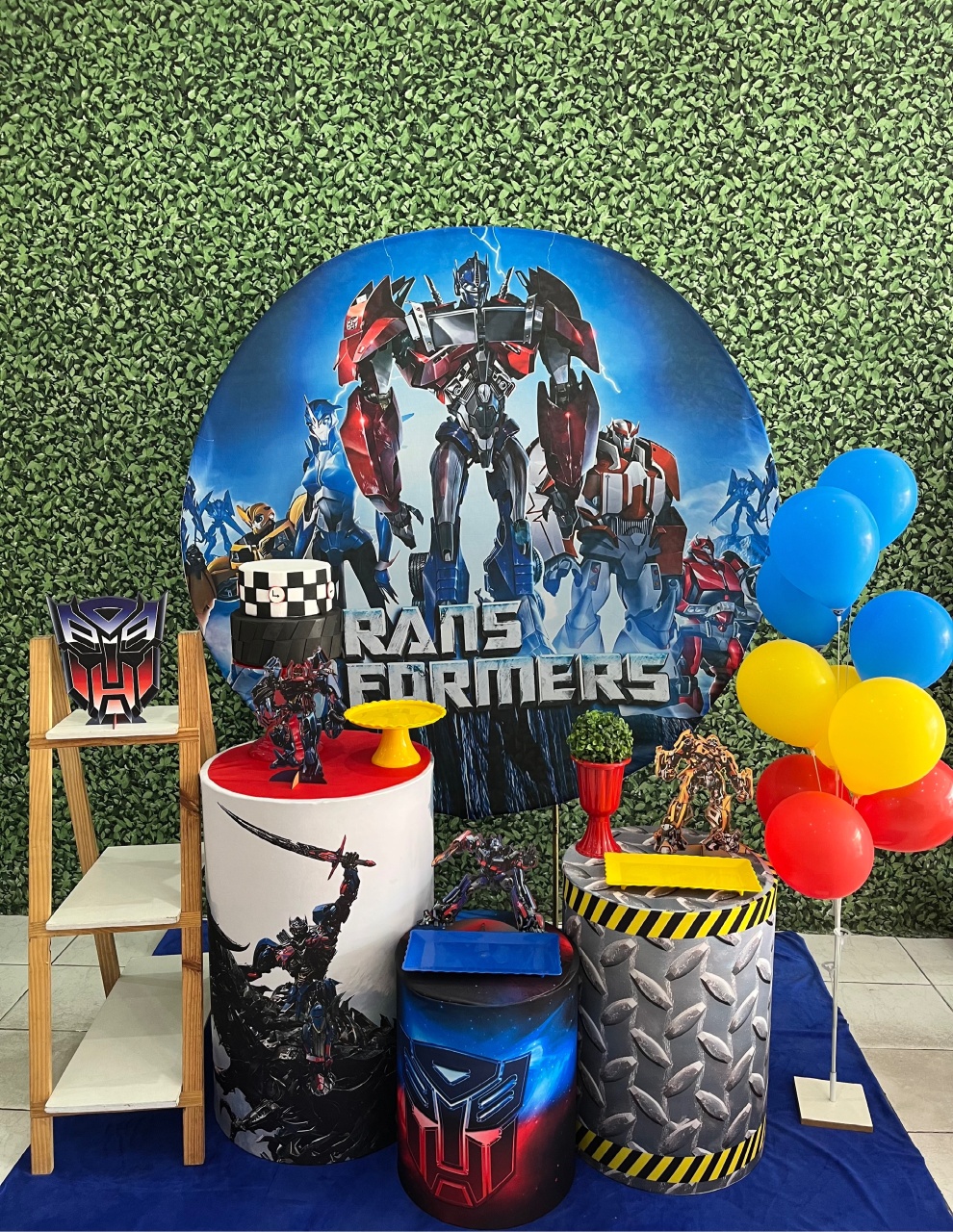 Transformers Prata - Preciosa Festas