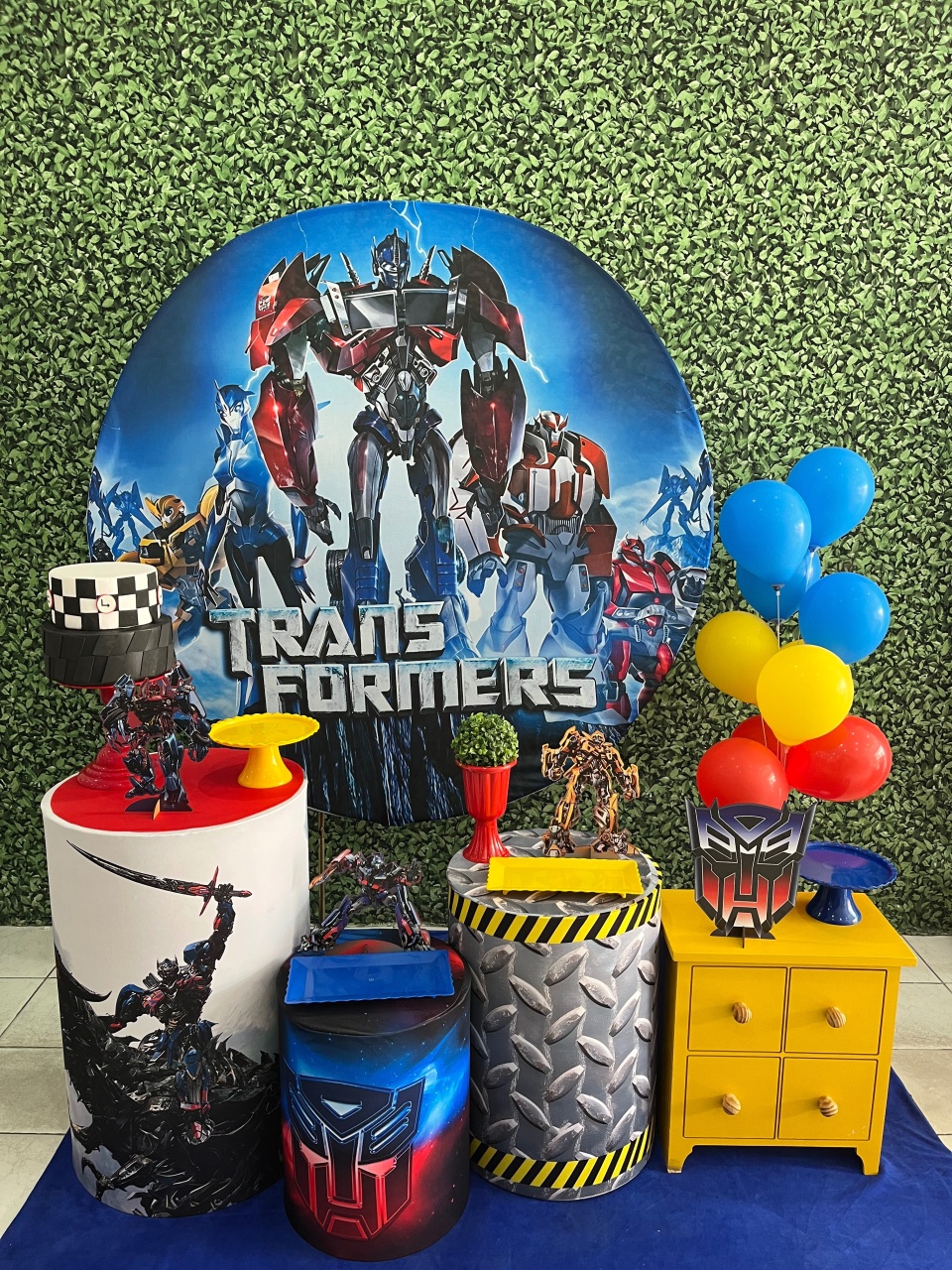 Transformers Ouro - Preciosa Festas