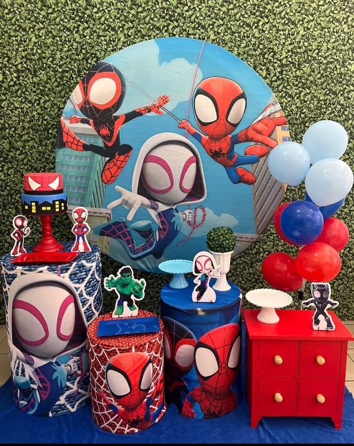 Spyder E Seus Amigos Espetaculares  - Preciosa Festas