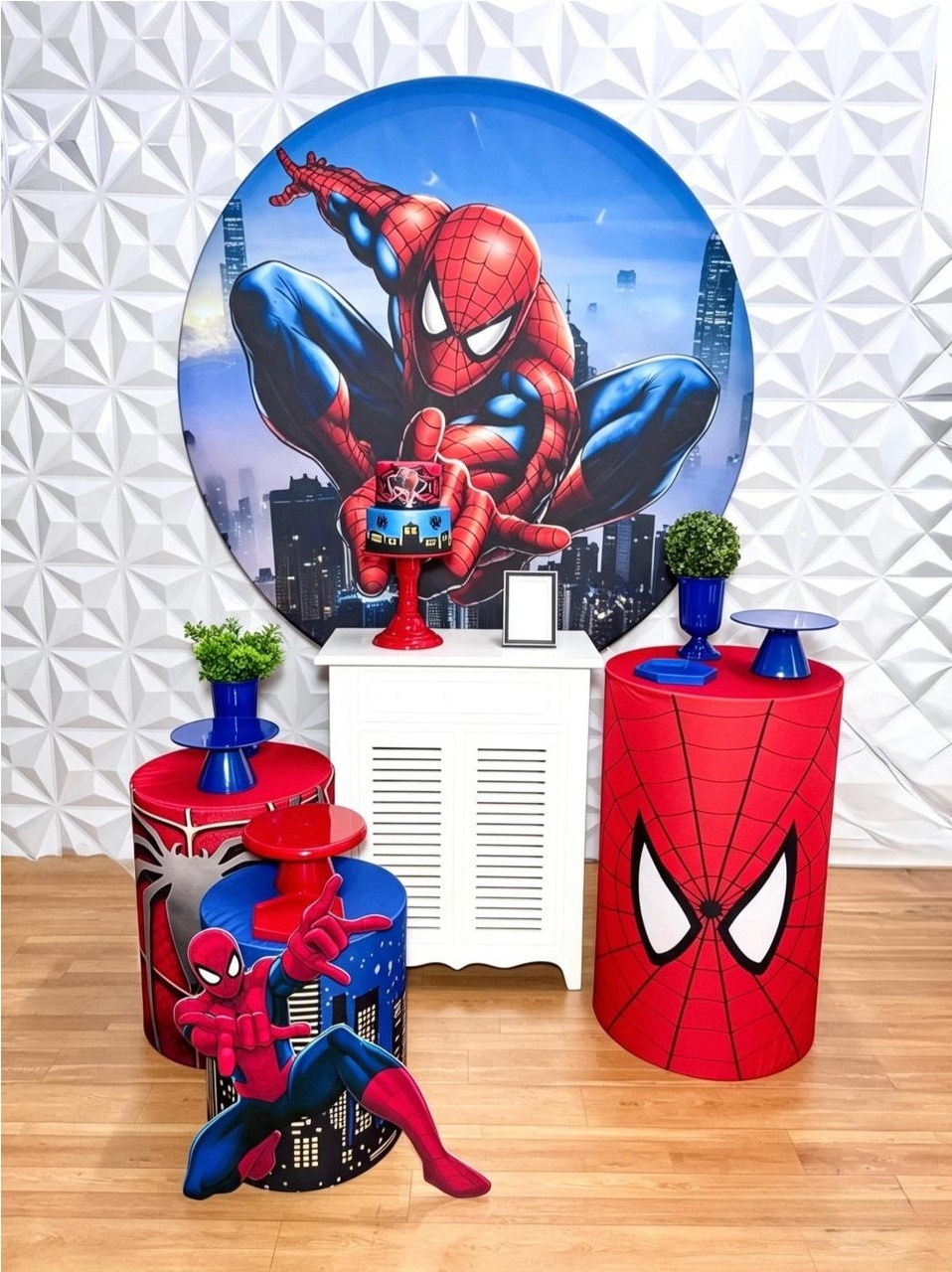 Kit Homem-Aranha - Prata (K-4569) - EncantAí