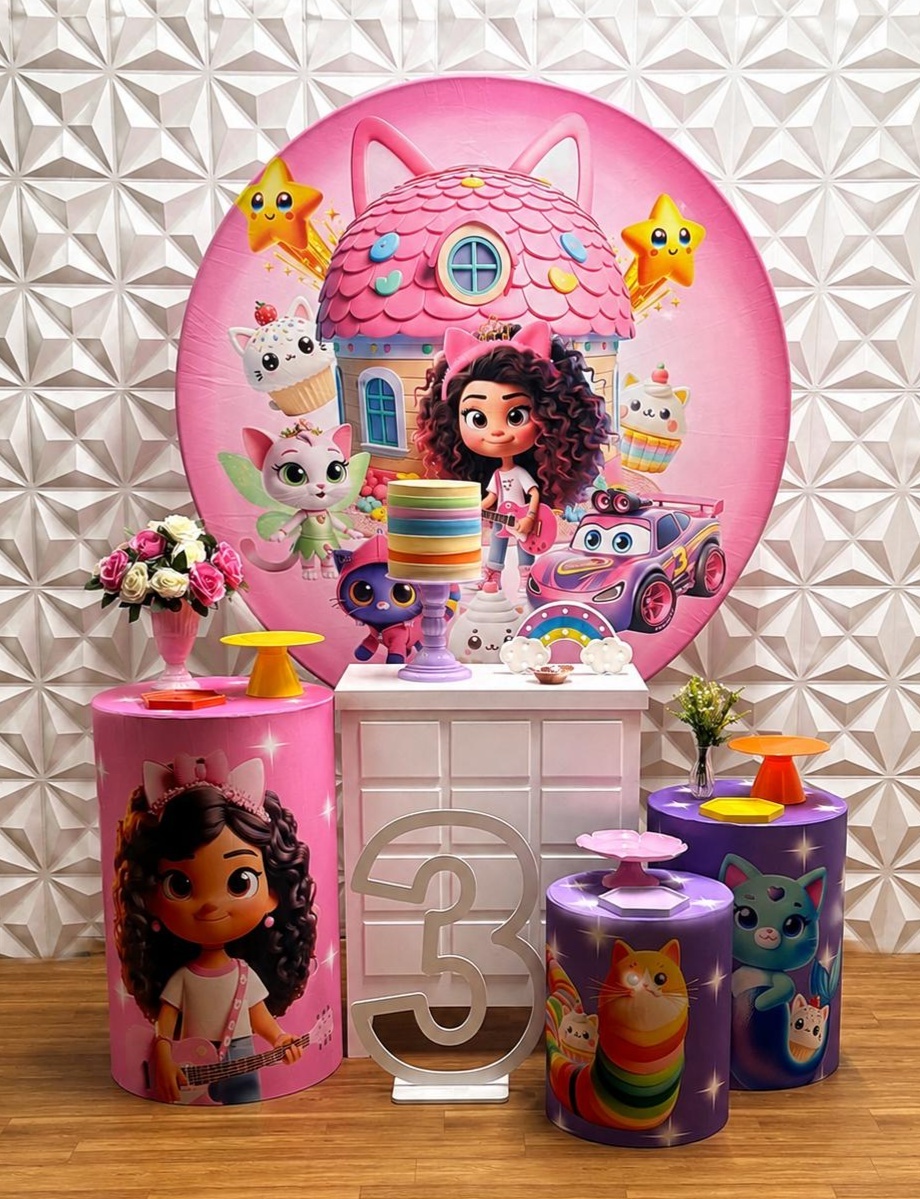 Kit A Casa Mágica da Gabby - Prata (K-8552) - EncantAí