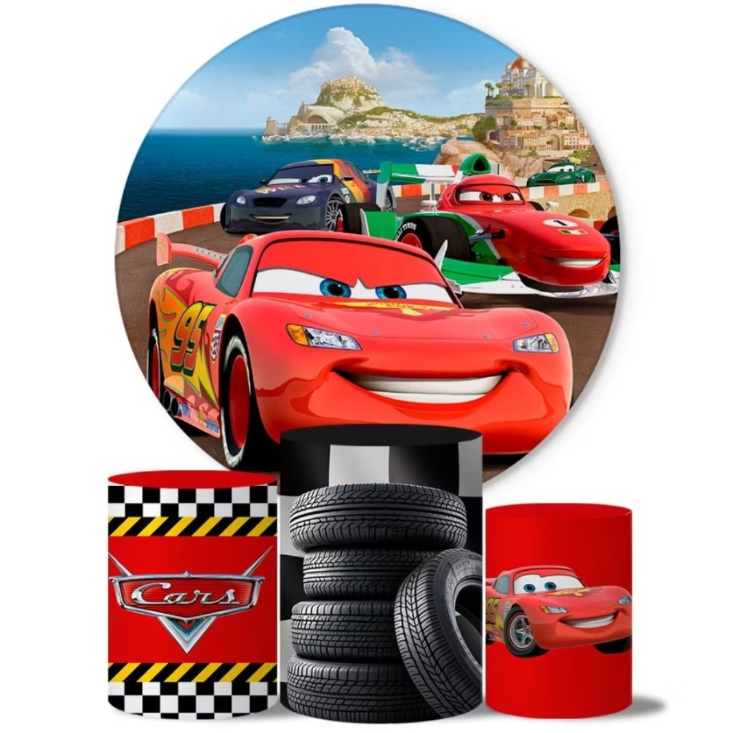 Kit Capas Relâmpago Mcqueen - Brilhar Festas e Locações