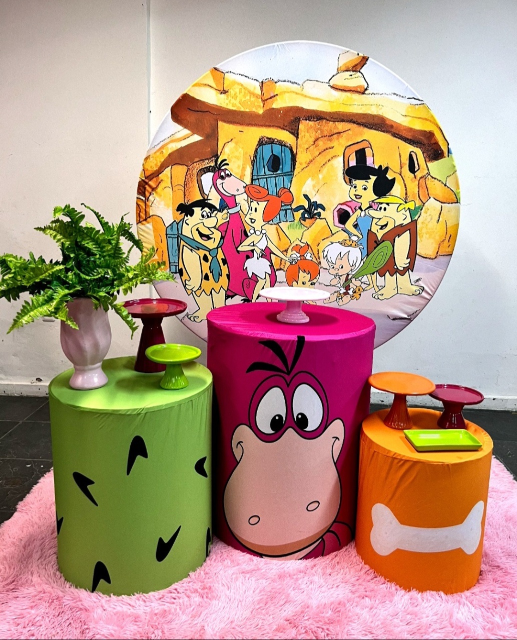Kit Capas Flintones  - Brilhar Festas e Locações
