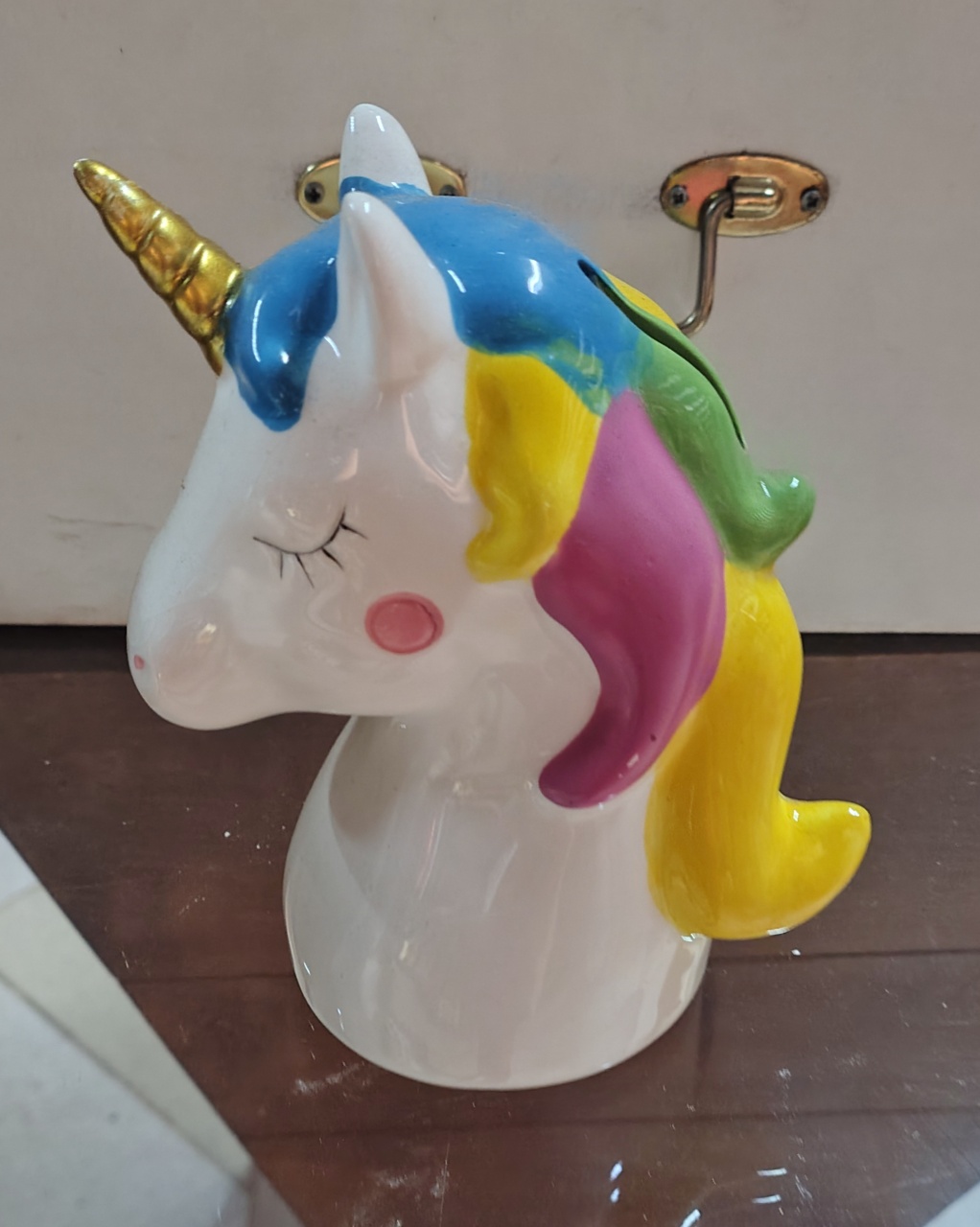 Unicórnio Porcelana - Brilhar Festas e Locações