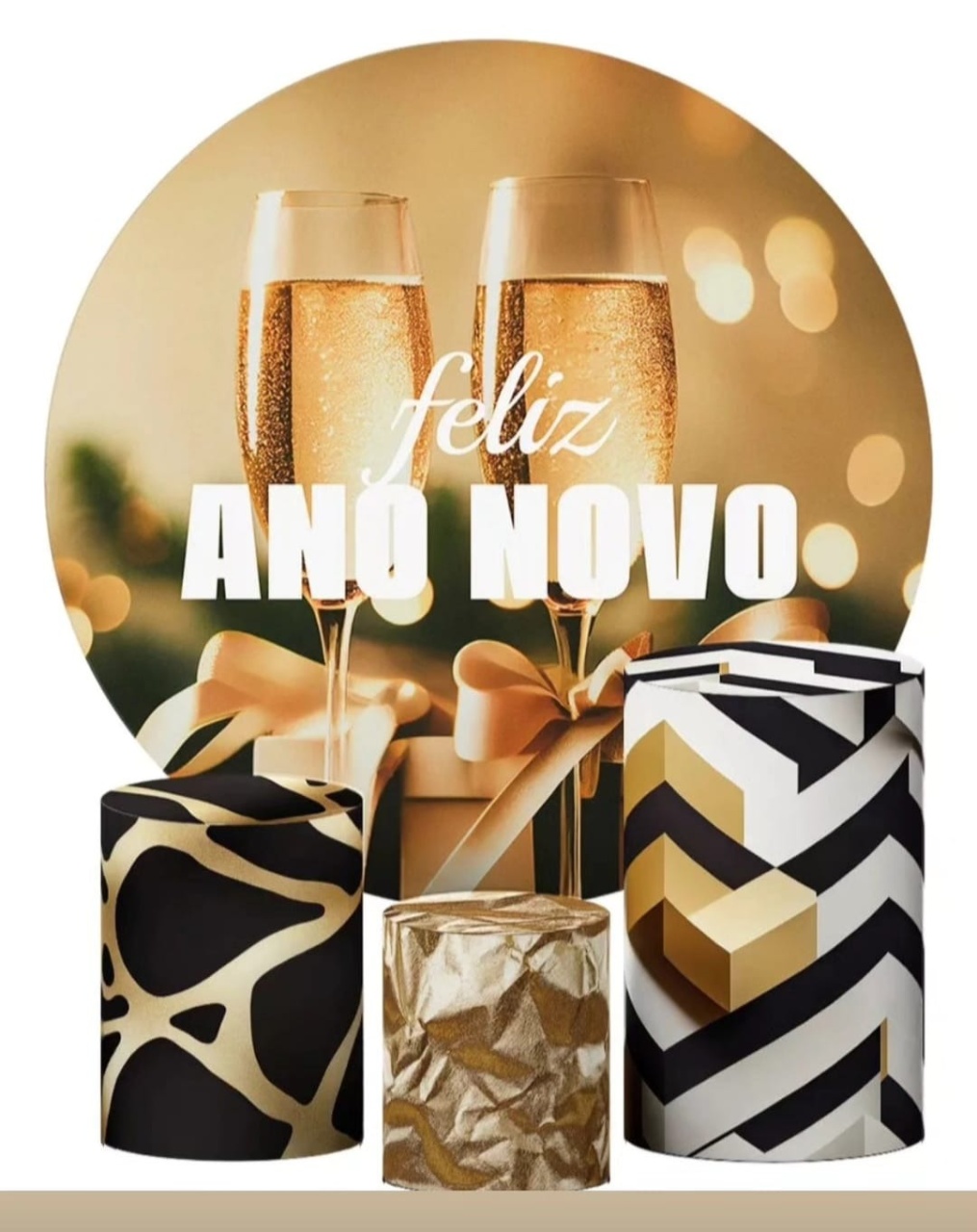 Kit Capas Feliz Ano Novo - Brilhar Festas e Locações