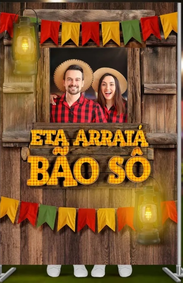 Painel Lateral Inteirativo - Brilhar Festas e Locações