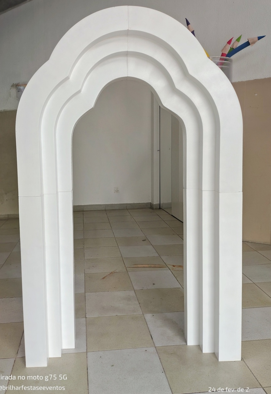 Painel 3D Camadas Áurea  - Brilhar Festas e Locações