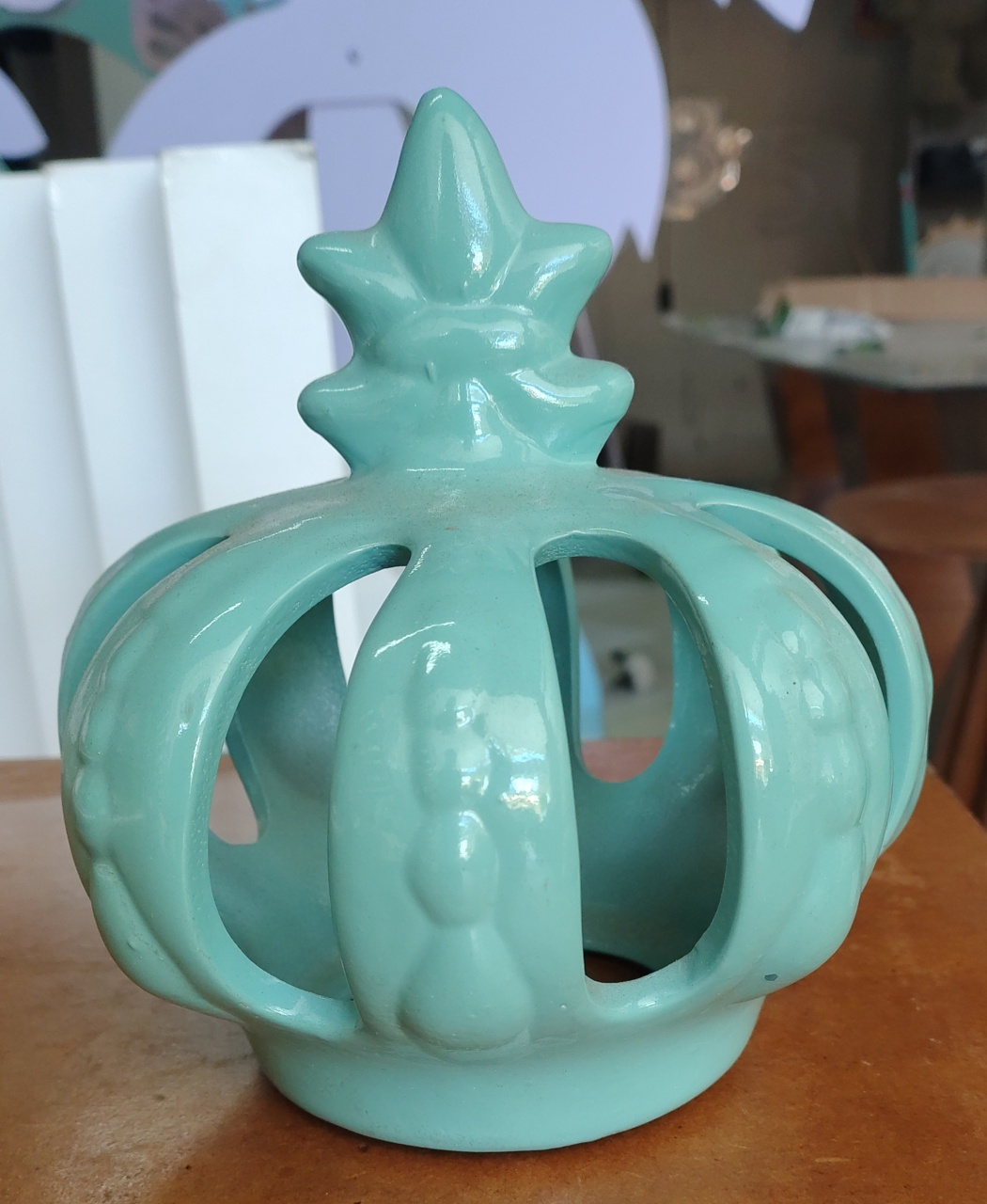 Coroa Louça Azul - Brilhar Festas e Locações