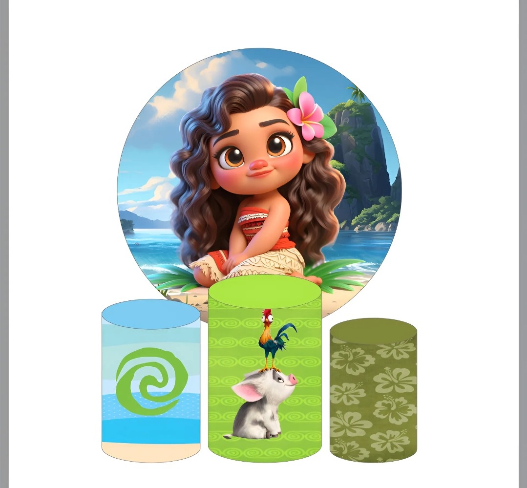Kit Capas Moana Criança - Brilhar Festas e Locações