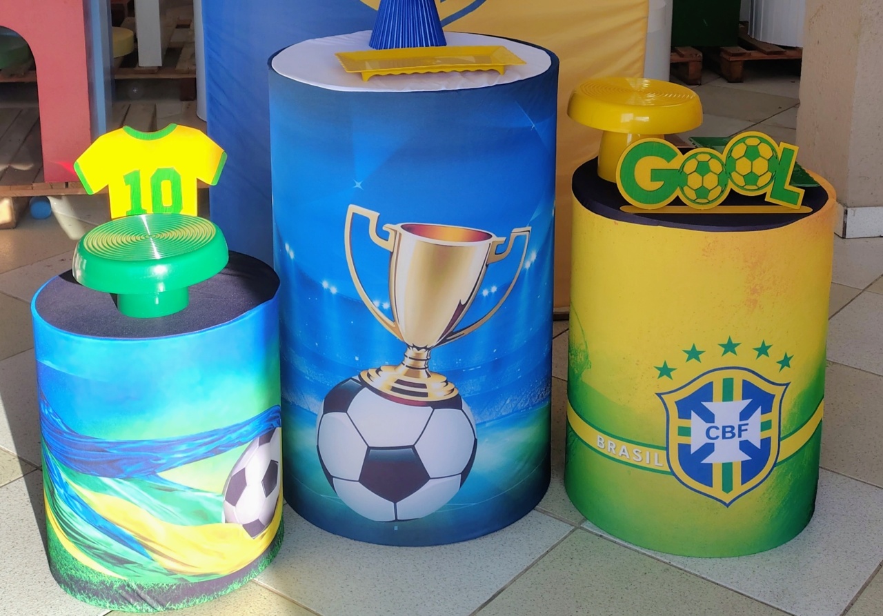 Trio Capas Cilindros Brasil - Brilhar Festas e Locações