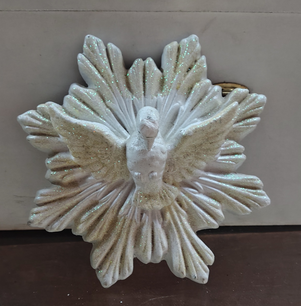 Divino Espírito Santo Branco de Gesso - Brilhar Festas e Locações