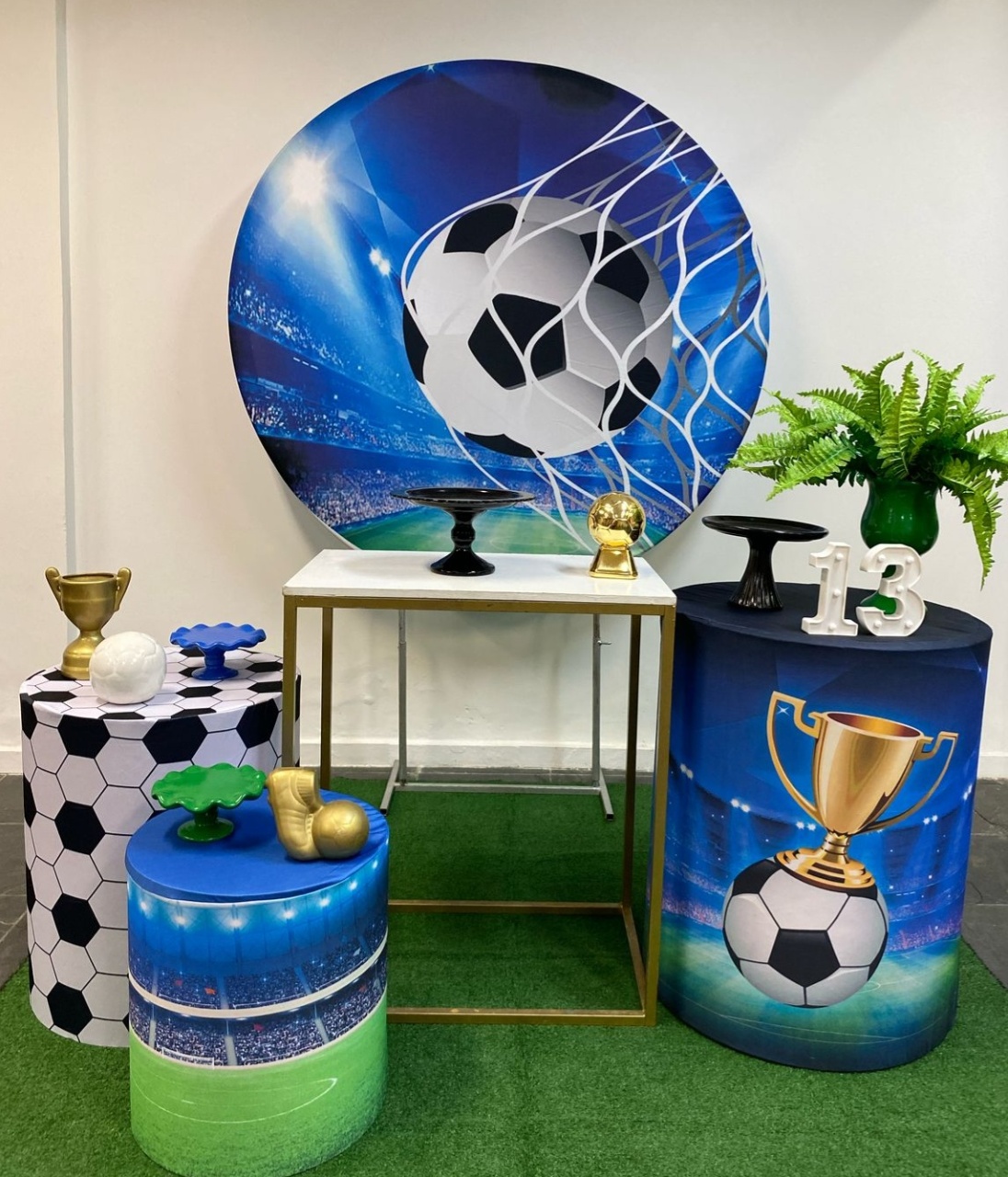 Kit Painel E Capas Futebol ⚽ - Brilhar Festas e Locações