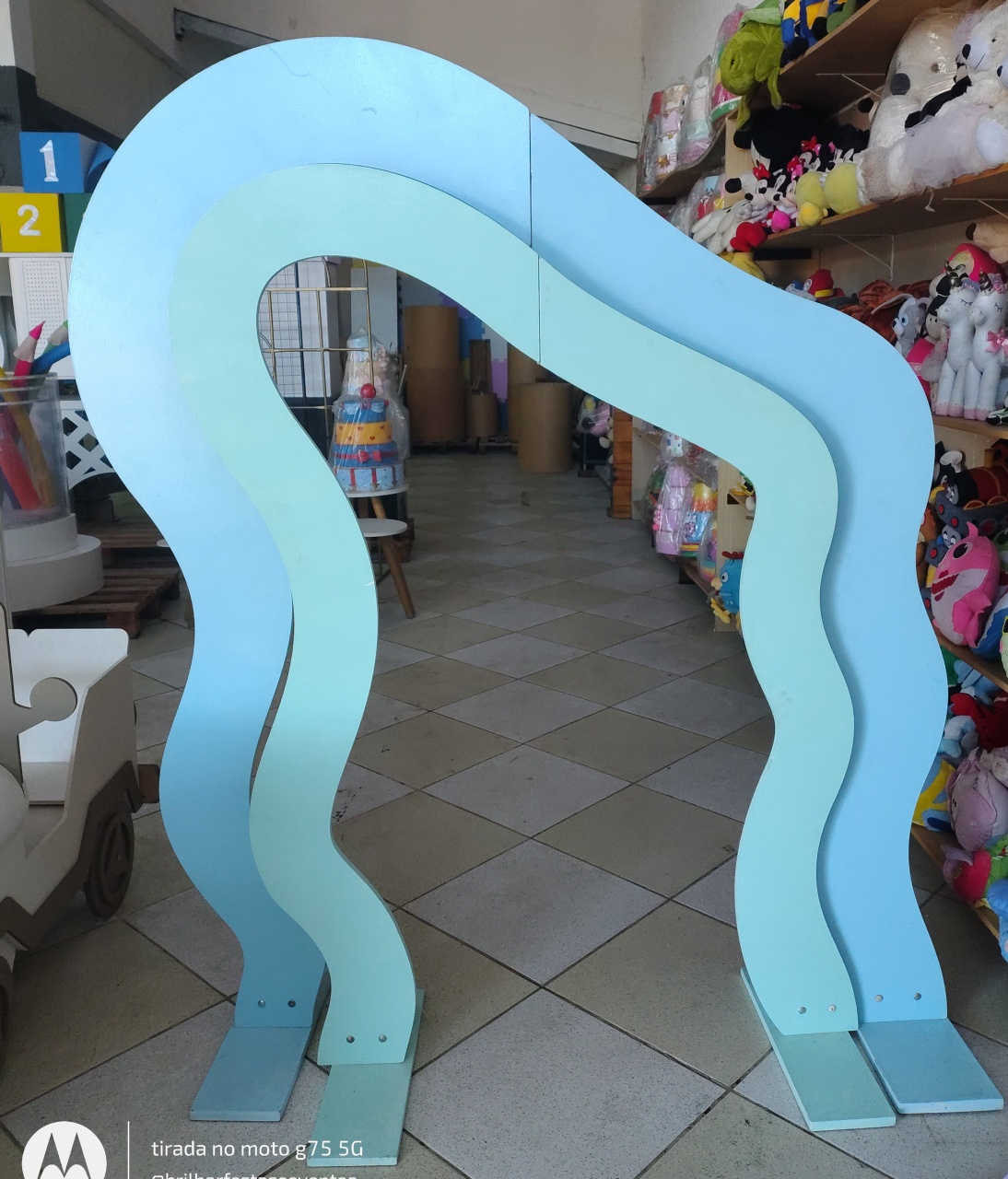 Portal Orgânico Duplo Onda   - Brilhar Festas e Locações