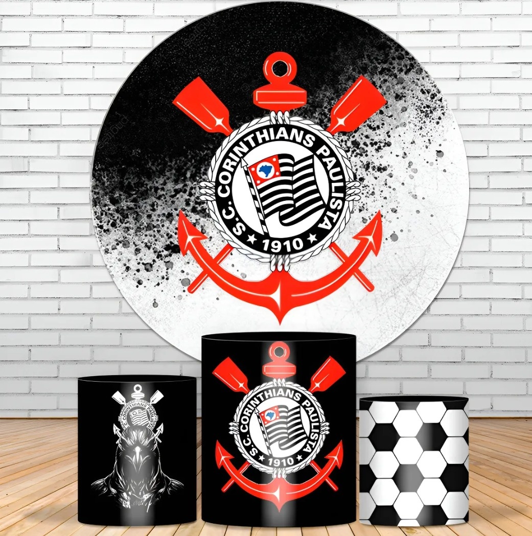 Kit Capas Time Corinthians - Brilhar Festas e Locações