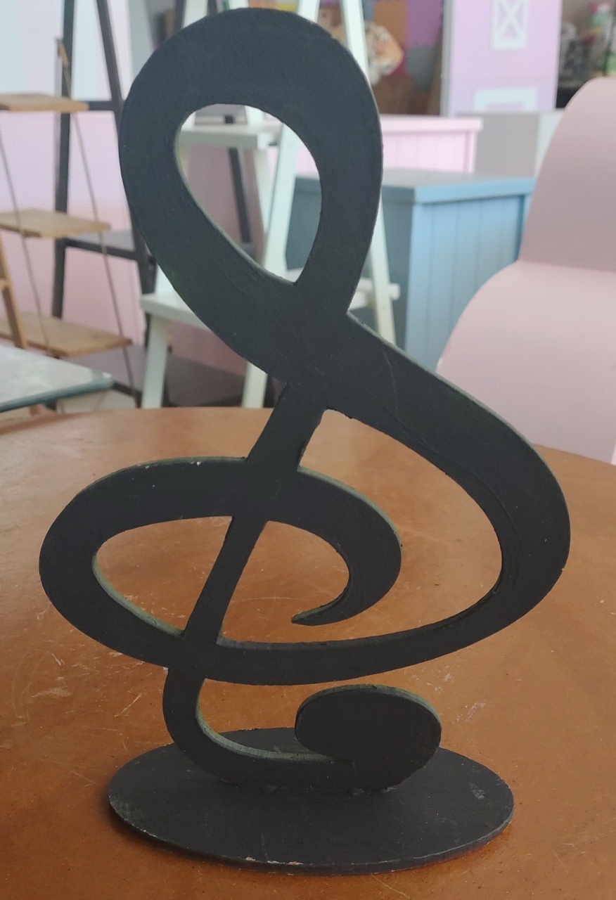 Nota Musical Clave Do Sol - Brilhar Festas e Locações