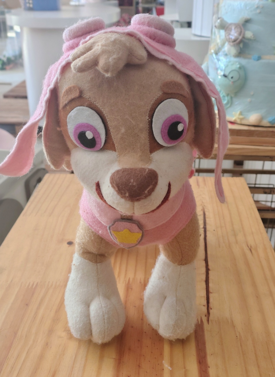 Personagem Feltro Skye Patrulha Canina - Brilhar Festas e Locações
