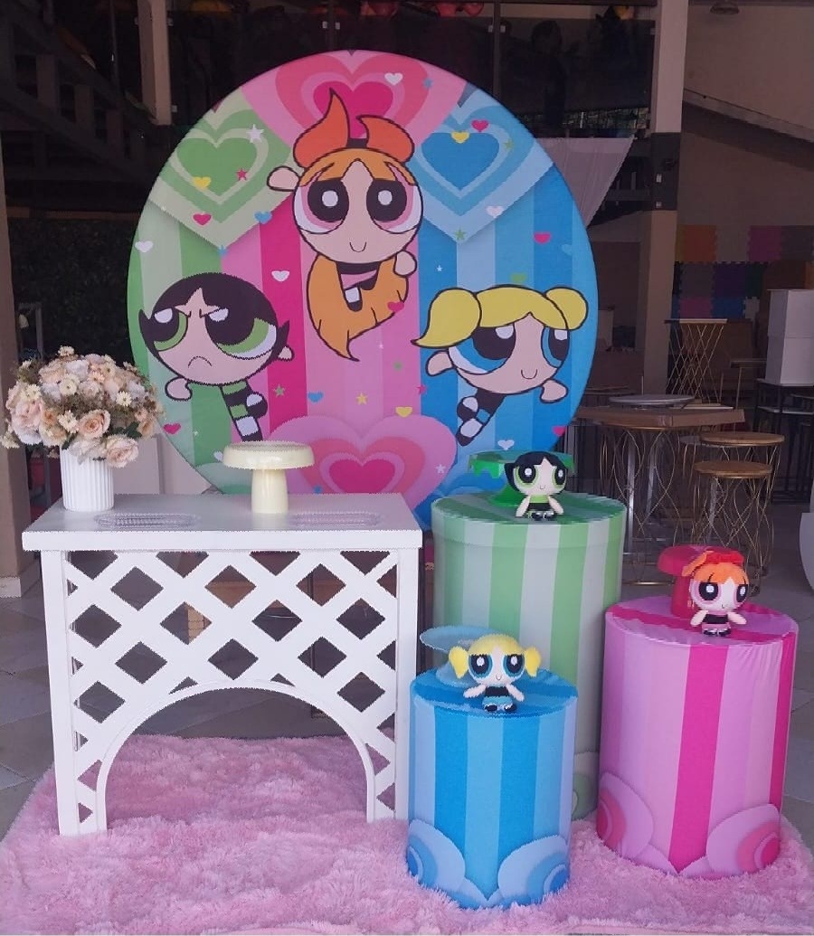 Kit Capas Meninas Super Poderosas - Brilhar Festas e Locações