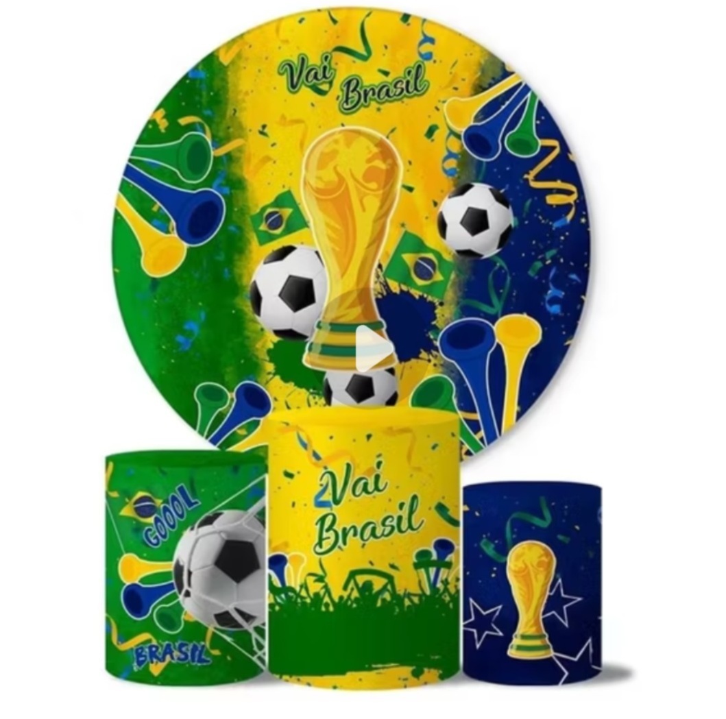 Kit Painel E Capas Brasil - Brilhar Festas e Locações