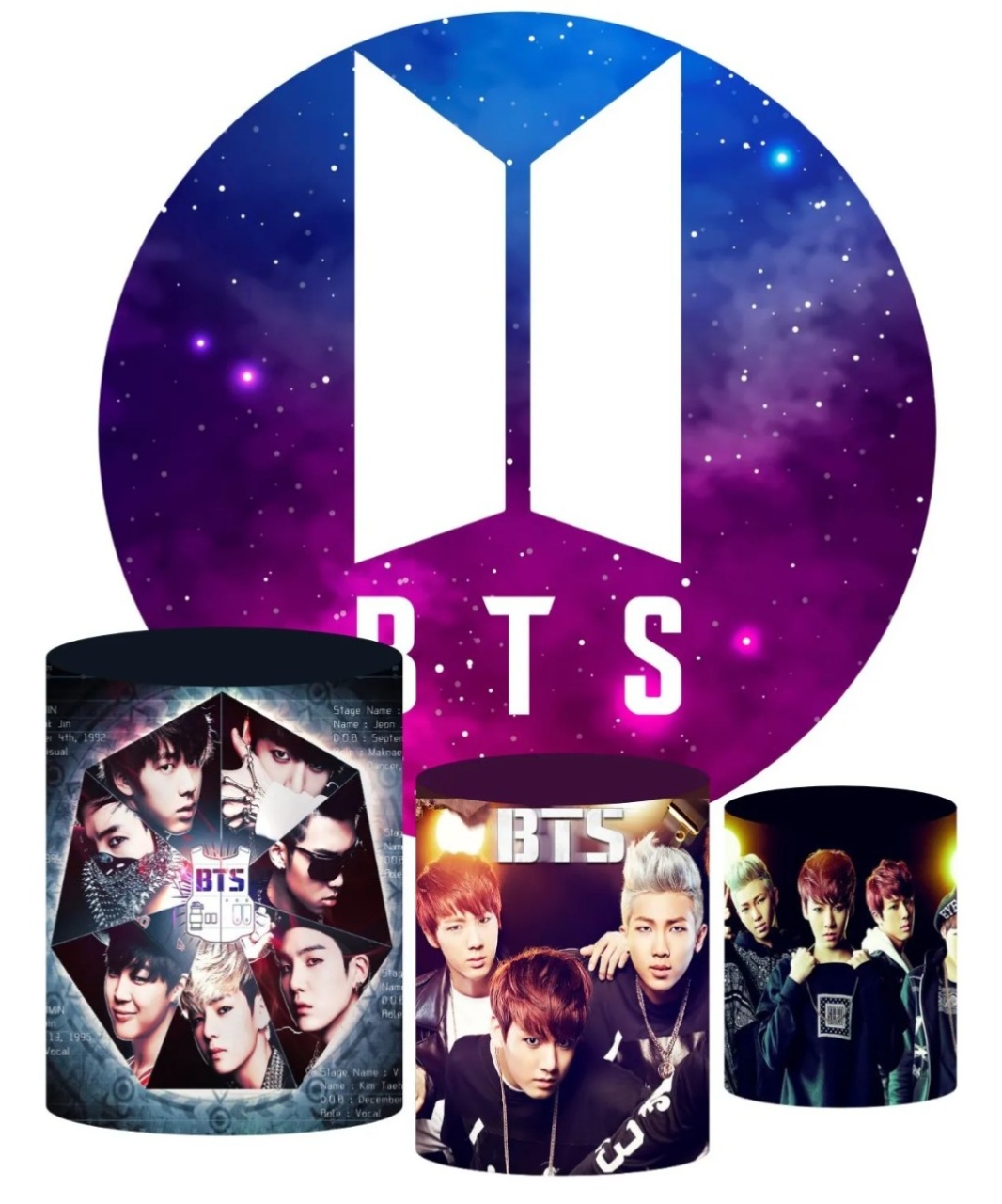 Kit Painel E Capas Grupo Bts - Brilhar Festas e Locações