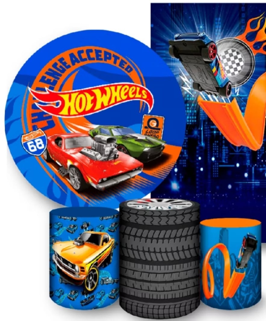 Kit Capas Hotweels - Brilhar Festas e Locações