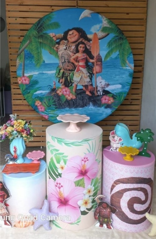 Kit Painel E Capas Moana Adulta - Brilhar Festas e Locações
