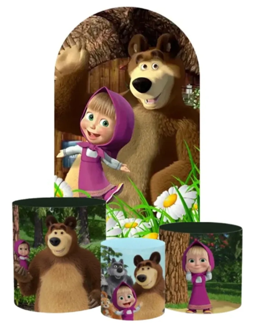 Kit Painel E Capas Marcha E Urso - Brilhar Festas e Locações