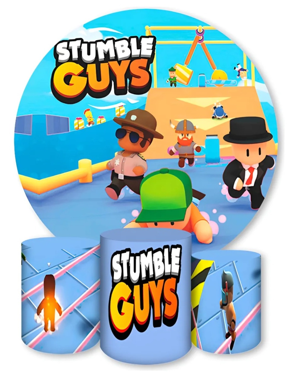 Kit Capas Stumble Guys - Brilhar Festas e Locações