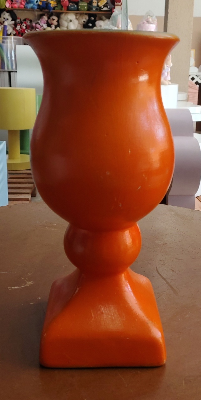Jarro de Porcelana Laranja M - Brilhar Festas e Locações