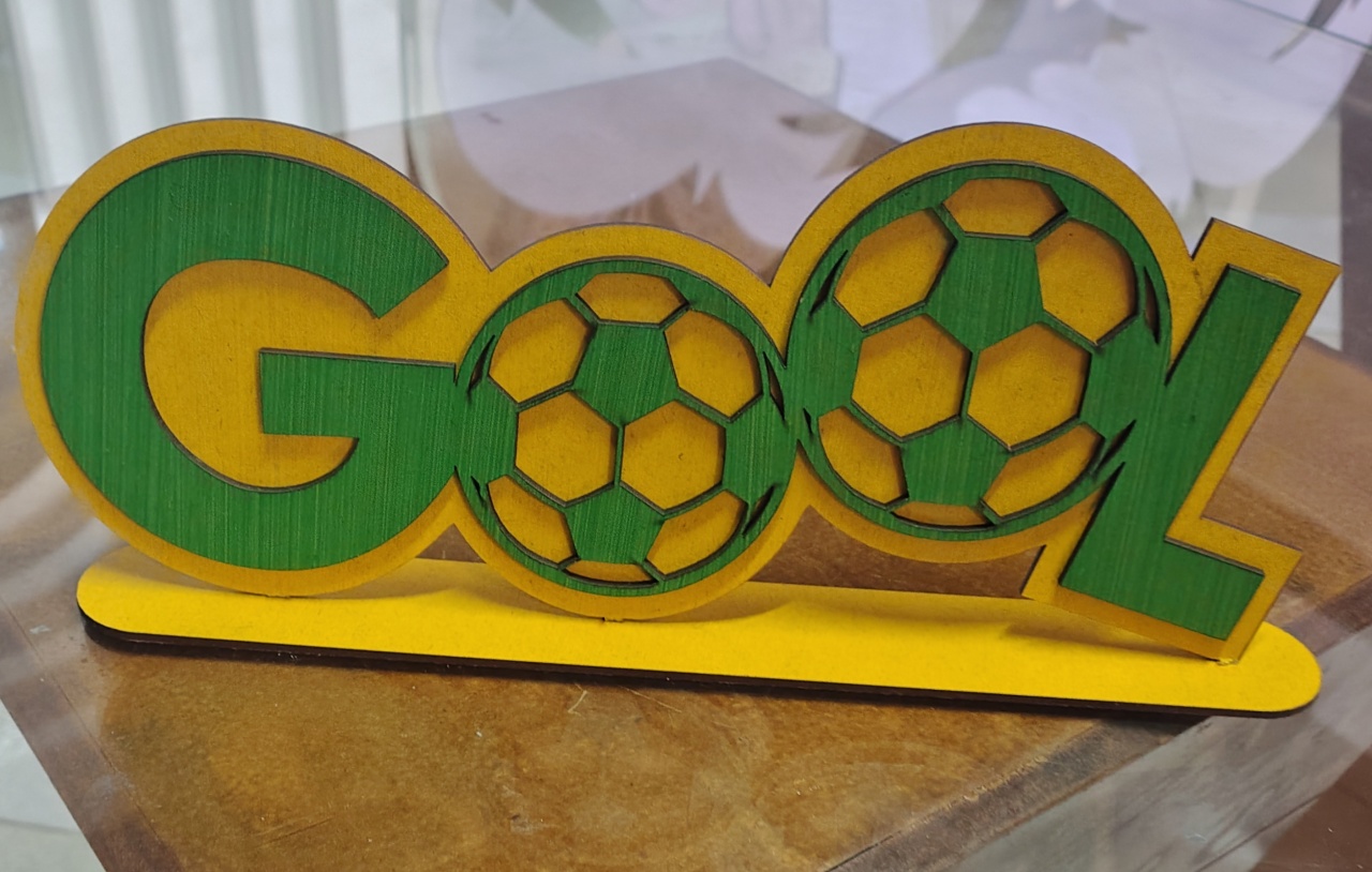 Gool Em Mdf Brasil - Brilhar Festas e Locações