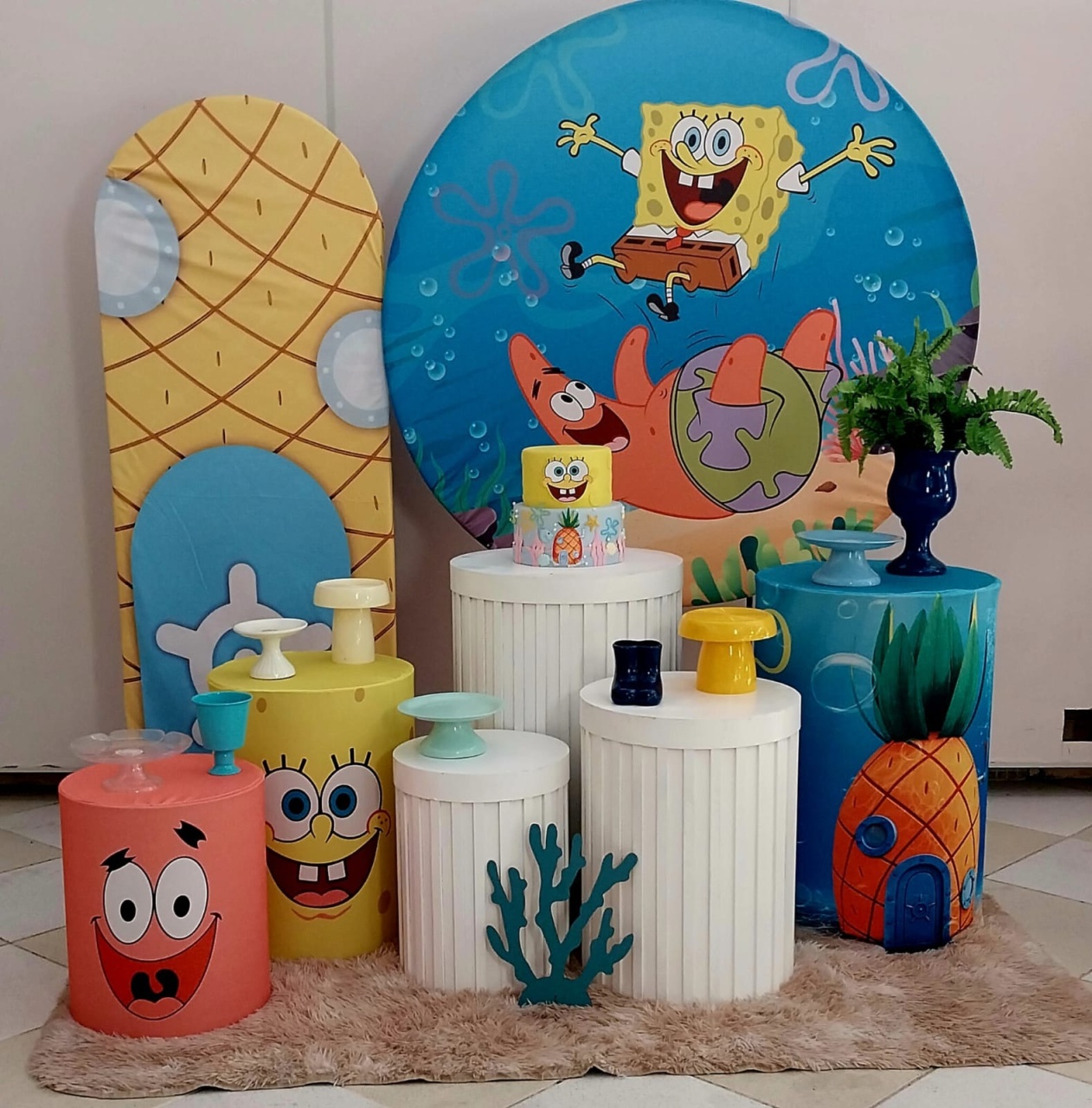 Kit Capas Bob Sponja - Brilhar Festas e Locações