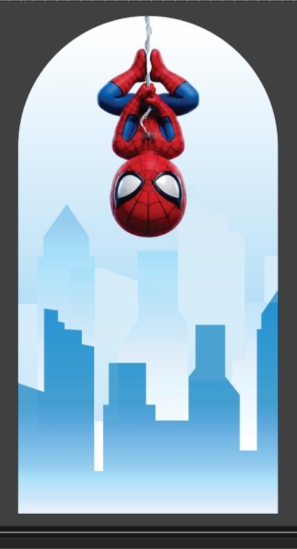 Painel Lateral Homem Aranha Baby - Brilhar Festas e Locações