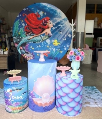 Kit Capas Sereia - Brilhar Festas e Locações