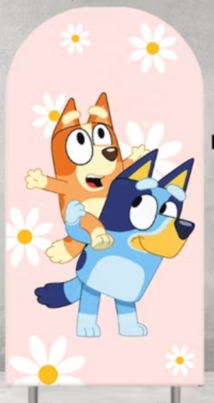 Painel Lateral Bluey - Brilhar Festas e Locações