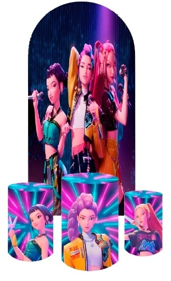 Kit Capas Guerreiras Do K-Pop - Brilhar Festas e Locações