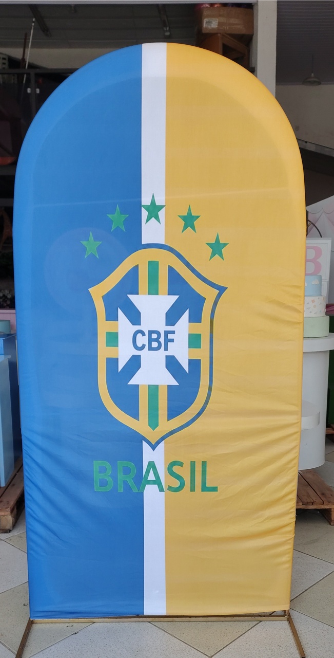 Painel Vest Fácil Brasil Cbf - Brilhar Festas e Locações