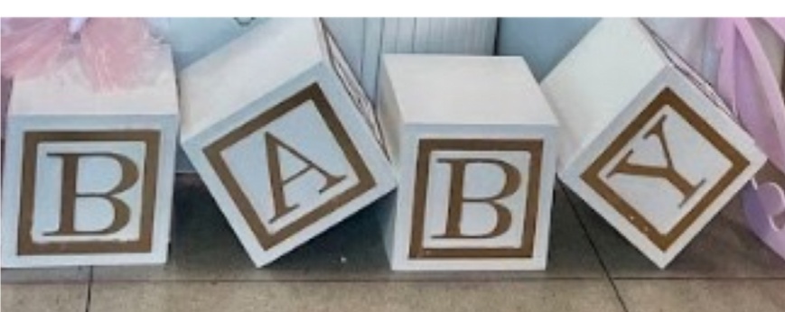 Cubos Baby 30X30 - Brilhar Festas e Locações