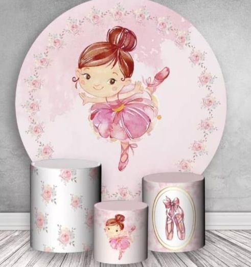 Kit Painel E Capas Bailarina - Brilhar Festas e Locações