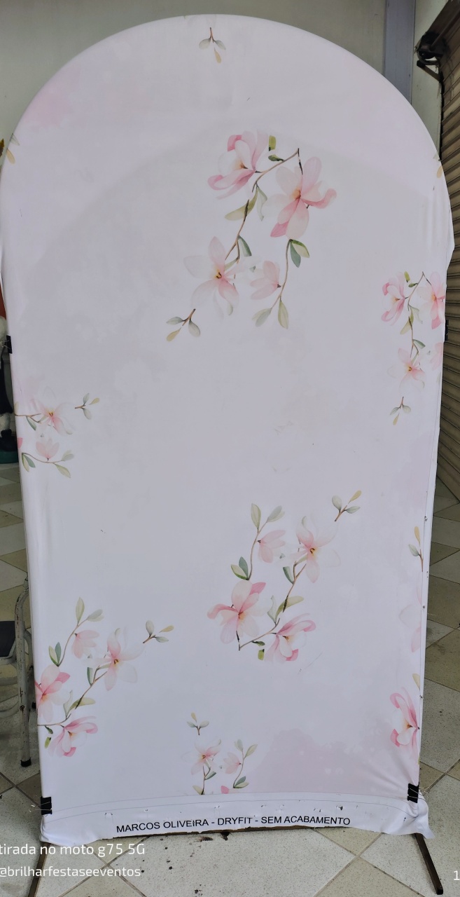 Painel Lateral Jardim Flores  - Brilhar Festas e Locações