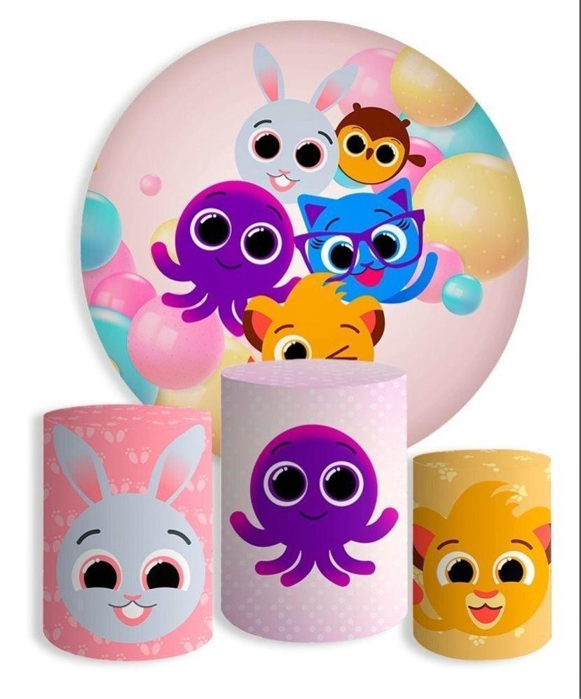 Kit Capas Bolosfofos Menina - Brilhar Festas e Locações