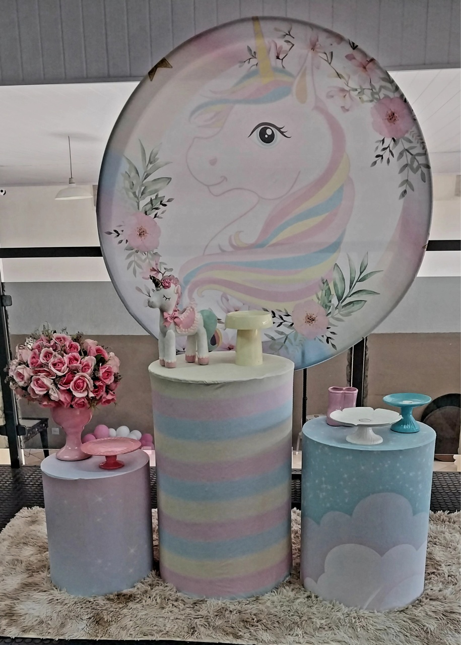 Kit Capas Unicornio - Brilhar Festas e Locações