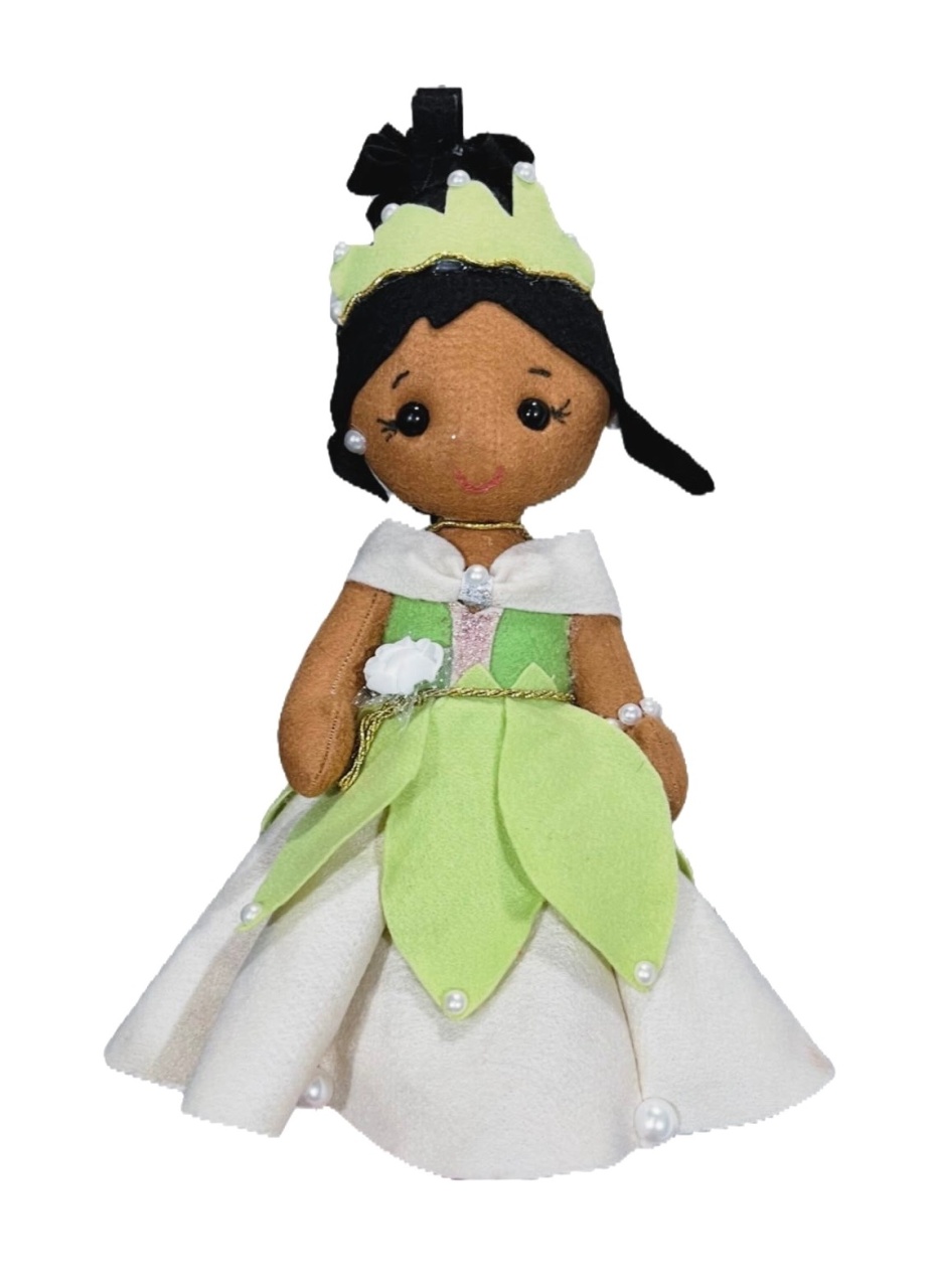 Princesa - Tiana - Feltro   - daydecorafestas