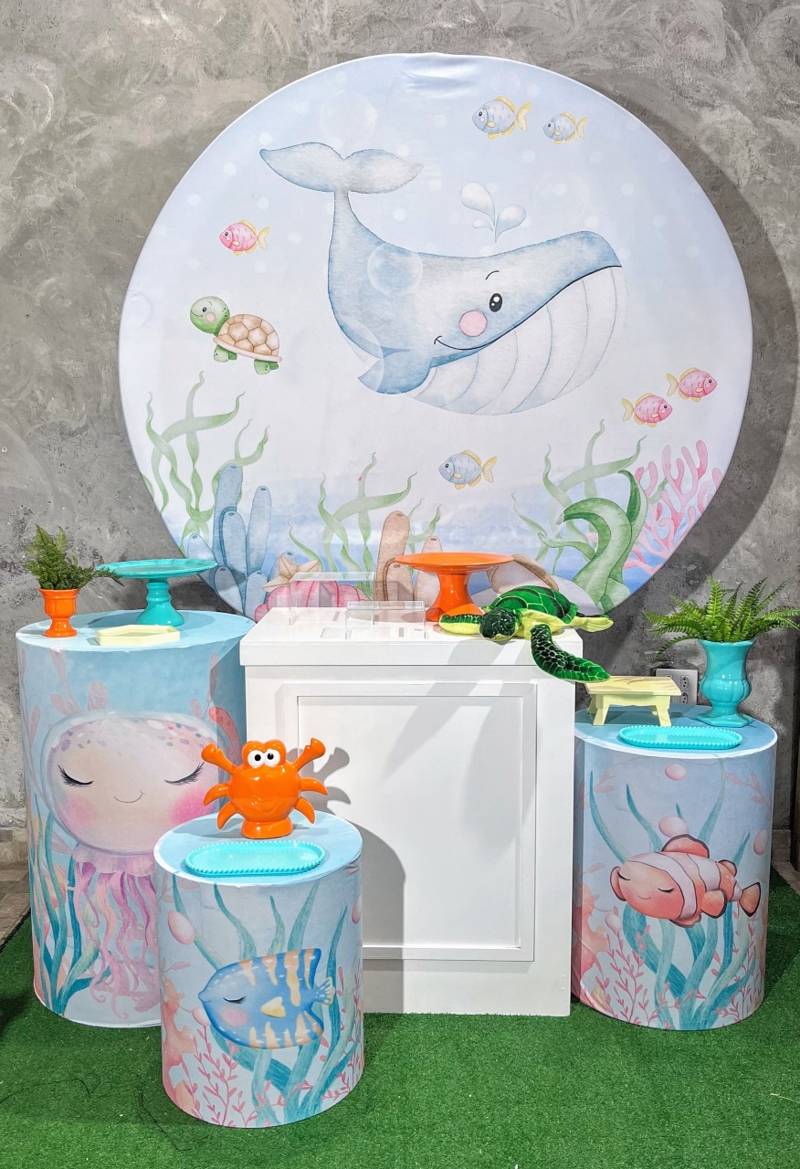 Kit - Fundo Do Mar 2 - daydecorafestas